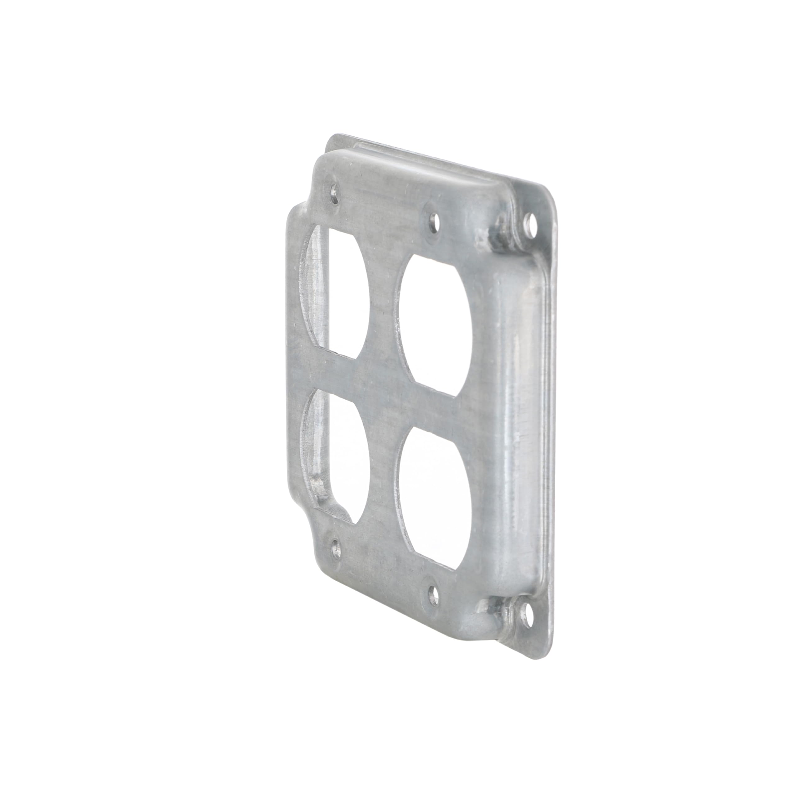 Hubbell-Raco 907C 2 Duplex Receptacles 4-Inch Square Exposed Work Cover, Gray - Image 3